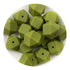 Silicone Bead Hexagon - Army Green (5 Beads) - DIY Craft Warehouse DIY Craft Warehouse