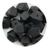 Silicone Bead Hexagon - Black (5 Beads) - DIY Craft Warehouse DIY Craft Warehouse