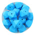 Silicone Bead Hexagon - Blue (5 Beads) - DIY Craft Warehouse DIY Craft Warehouse