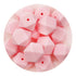 Silicone Bead Hexagon - Candy Pink (5 Beads) - DIY Craft Warehouse DIY Craft Warehouse