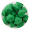 Silicone Bead Hexagon - Green (5 Beads) - DIY Craft Warehouse DIY Craft Warehouse