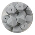 Silicone Bead Hexagon - Light Gray (5 Beads) - DIY Craft Warehouse DIY Craft Warehouse