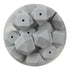 Silicone Bead Hexagon - Light Gray (5 Beads) - DIY Craft Warehouse DIY Craft Warehouse