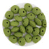 Silicone Bead Lentil Disc - Army Green (5 Piece) - DIY Craft Warehouse DIY Craft Warehouse