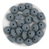 Silicone Bead Lentil Disc - Dim Gray (5 Piece) - DIY Craft Warehouse DIY Craft Warehouse