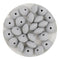 Silicone Bead Lentil Disc - Gray (5 Piece) - DIY Craft Warehouse DIY Craft Warehouse