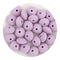Silicone Bead Lentil Disc - Lilac Purple (5 Piece) - DIY Craft Warehouse DIY Craft Warehouse