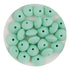 Silicone Bead Lentil Disc - Mint Green (5 Piece) - DIY Craft Warehouse DIY Craft Warehouse