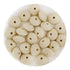 Silicone Bead Lentil Disc - Navajo White (5 Piece) - DIY Craft Warehouse DIY Craft Warehouse