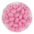 Silicone Bead Lentil Disc - Pink (5 Piece) - DIY Craft Warehouse DIY Craft Warehouse