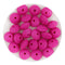 Silicone Bead Lentil Disc - Violet Red (5 Piece) - DIY Craft Warehouse DIY Craft Warehouse