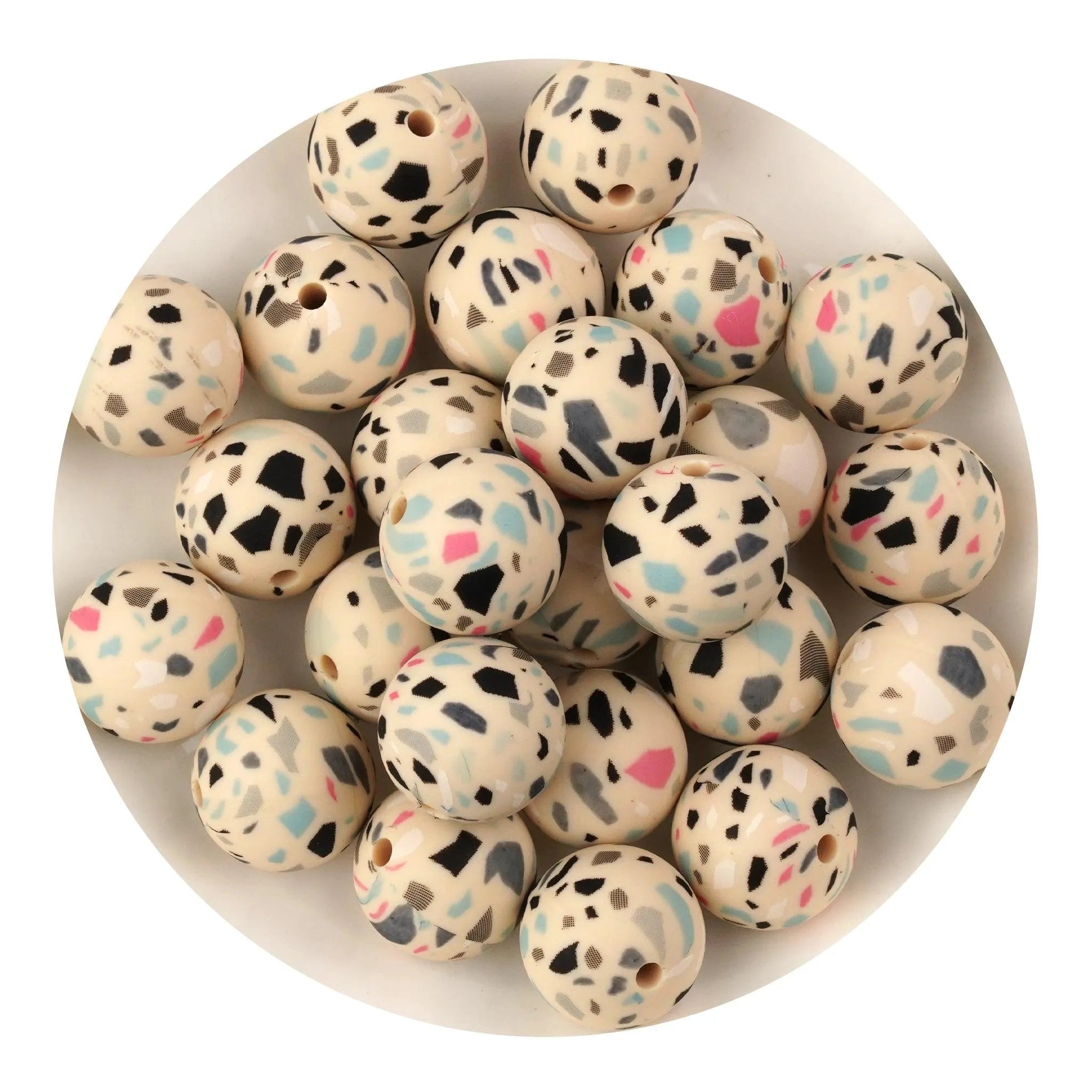 Silicone Beads Round - Patterned 12mm | Master Maker Crafts - Wholesale Craft Supplies - Fast Shipping from Ohio DIY Craft Warehouse