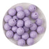 Silicone Bead Round - Liquid Lavender Fog (5 Beads) - DIY Craft Warehouse DIY Craft Warehouse