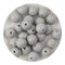 Silicone Bead Round - Liquid Light Gray (5 Beads) - DIY Craft Warehouse DIY Craft Warehouse