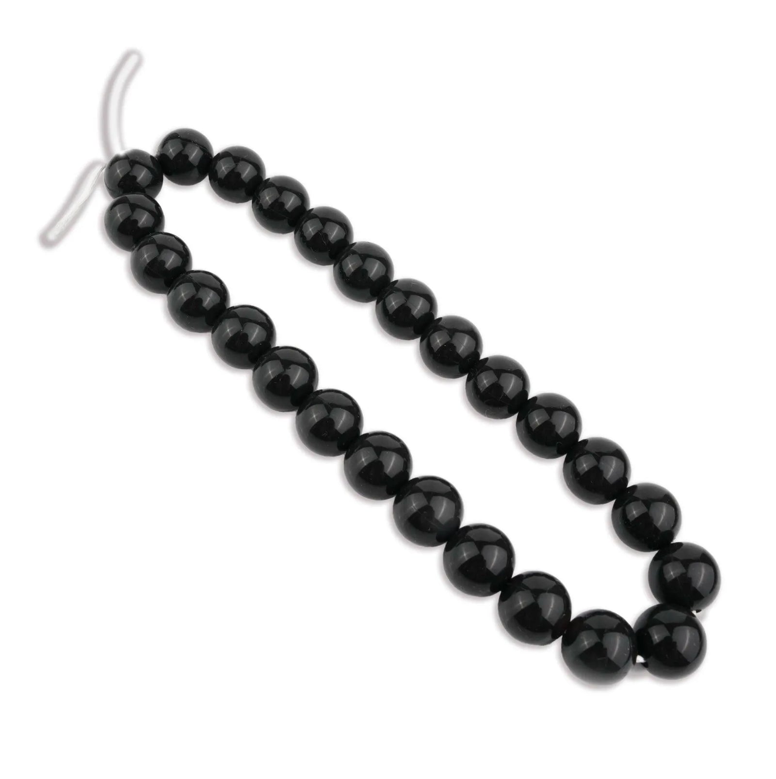 Silicone Bead Round - Liquid Smokey Black (5 Beads) - DIY Craft Warehouse