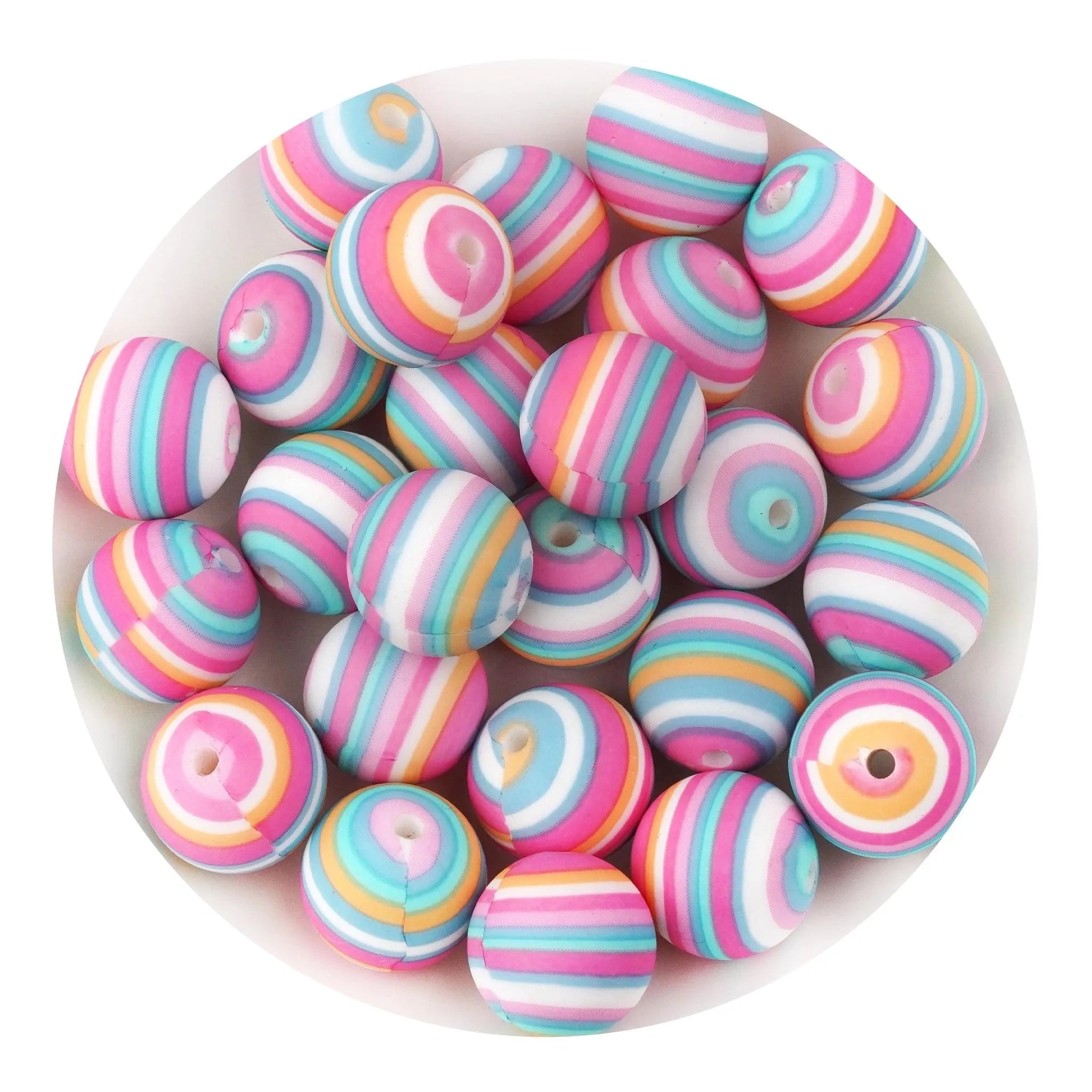 Silicone Beads Round - Patterned 12mm | Master Maker Crafts - Wholesale Craft Supplies - Fast Shipping from Ohio DIY Craft Warehouse