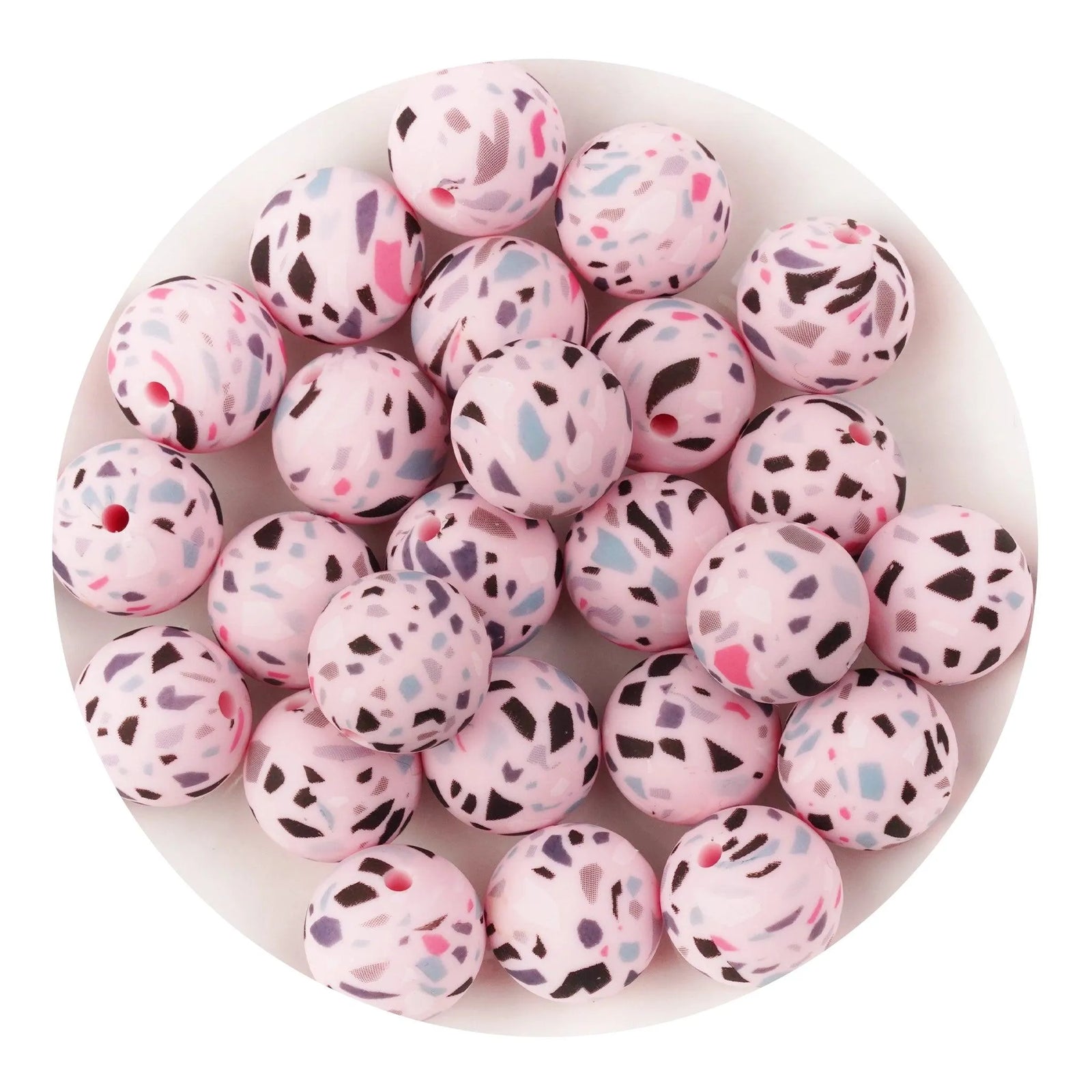 Silicone Beads Round - Patterned 12mm | Master Maker Crafts - Wholesale Craft Supplies - Fast Shipping from Ohio