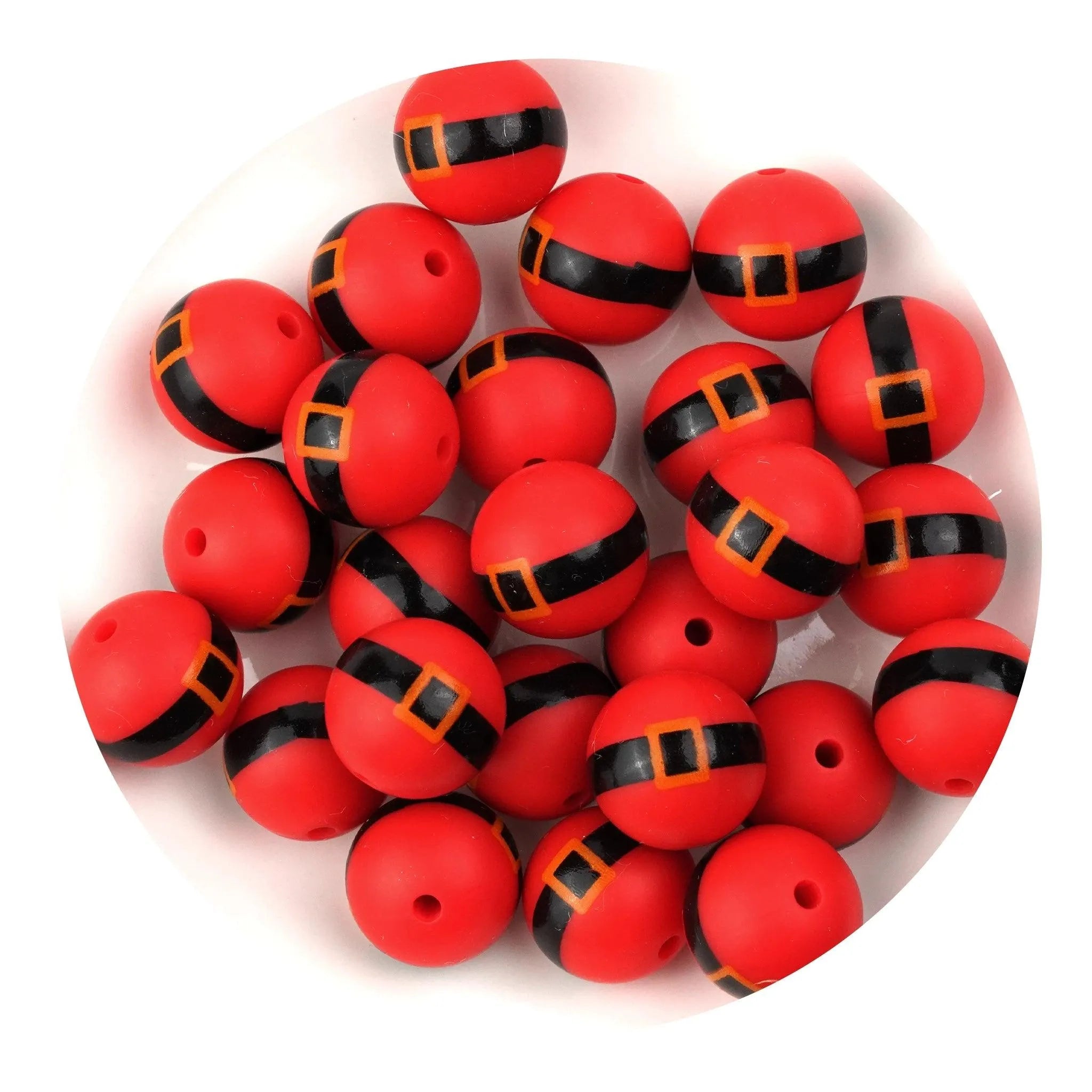 Silicone Beads Round - Patterned 15mm | Master Maker Crafts - Wholesale Craft Supplies - Fast Shipping from Ohio DIY Craft Warehouse