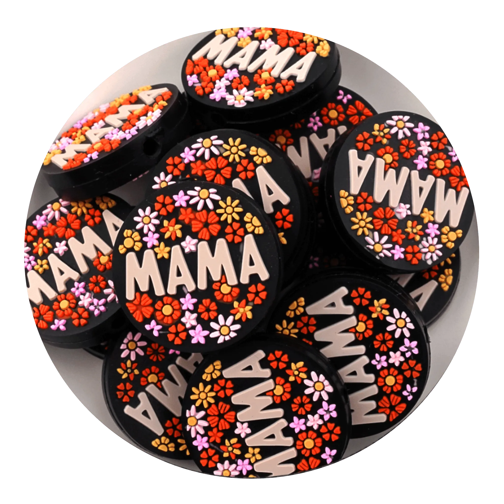 Mom Silicone Focal Beads | Master Maker Crafts - Wholesale Craft Supplies - Fast Shipping from Ohio DIY Craft Warehouse