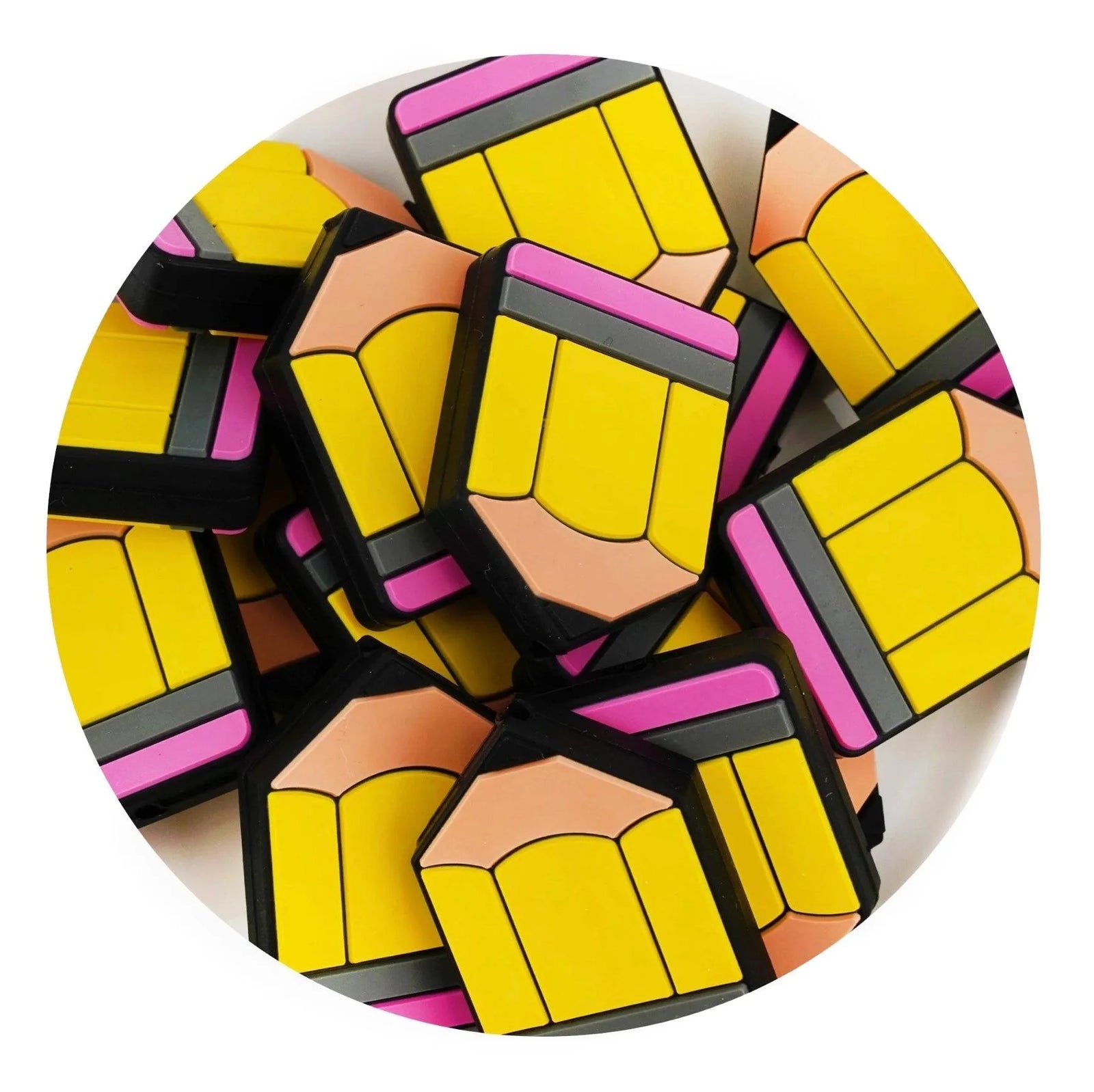 School & Books Silicone Focal Beads | Master Maker Crafts - Wholesale Craft Supplies - Fast Shipping from Ohio