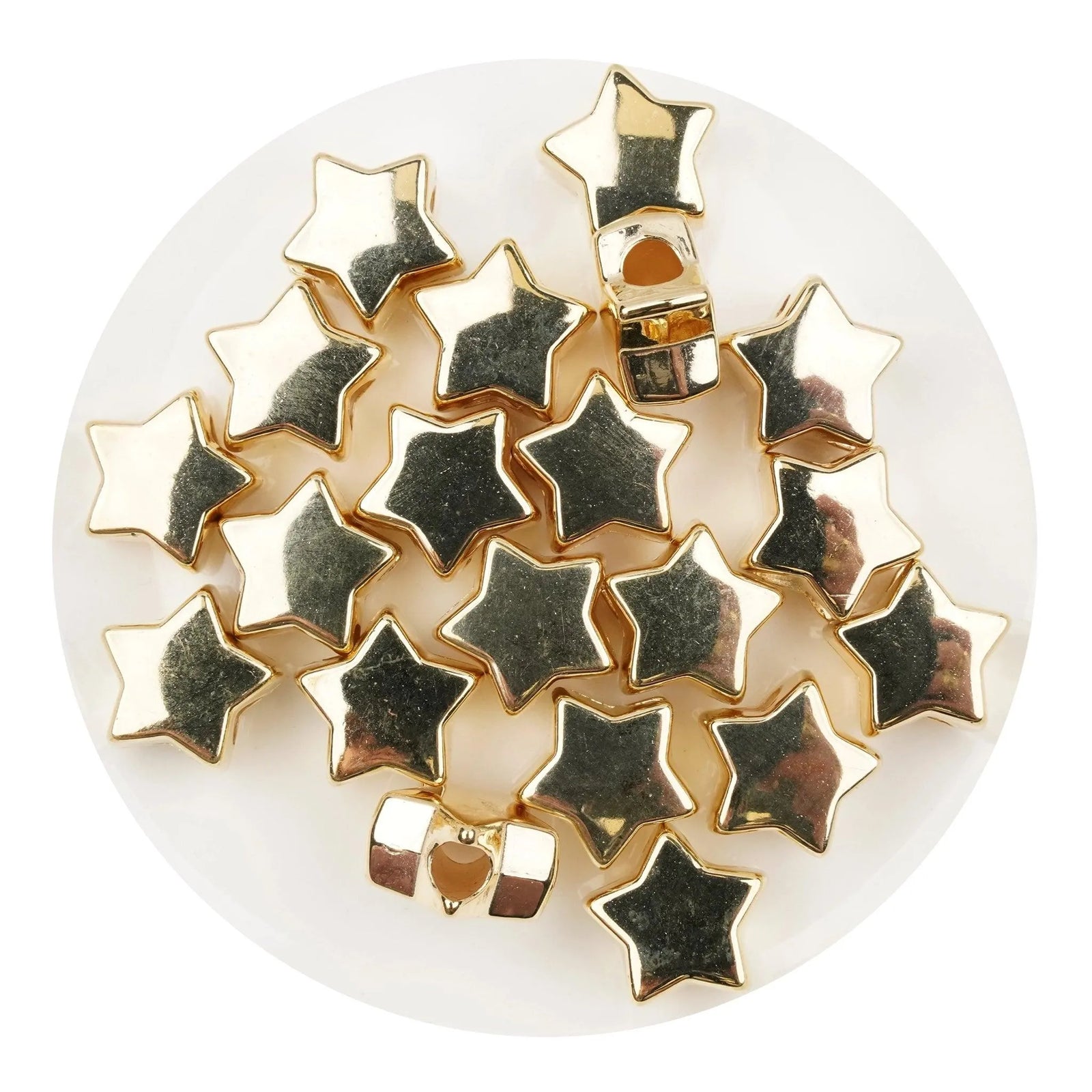 Star String Bead - Gold - DIY Craft Warehouse