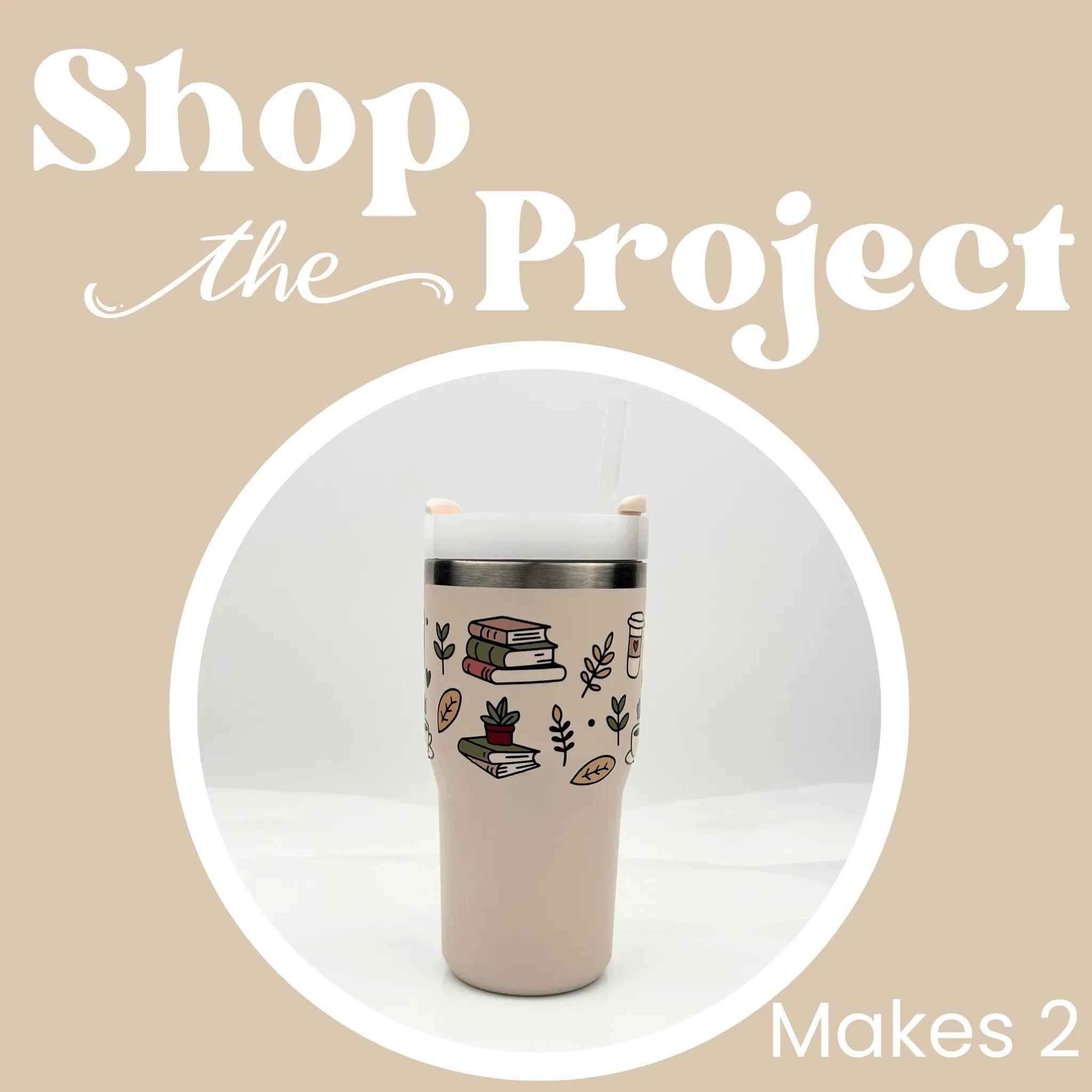 Project - Books & Brew Commuter Cup - DIY Craft Warehouse DIY Craft Warehouse