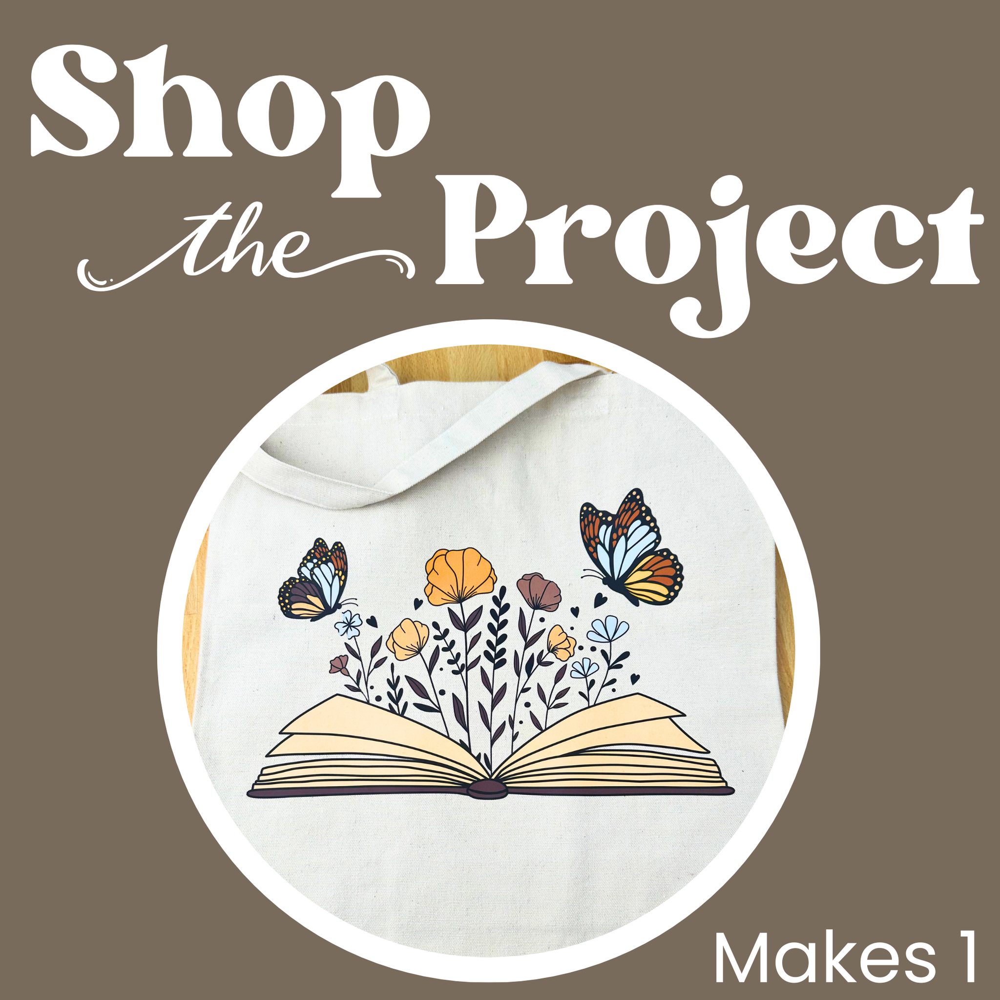 Project - Wild Garden DTF Tote Bag | Master Maker Crafts - Wholesale Craft Supplies - Fast Shipping from Ohio DIY Craft Warehouse