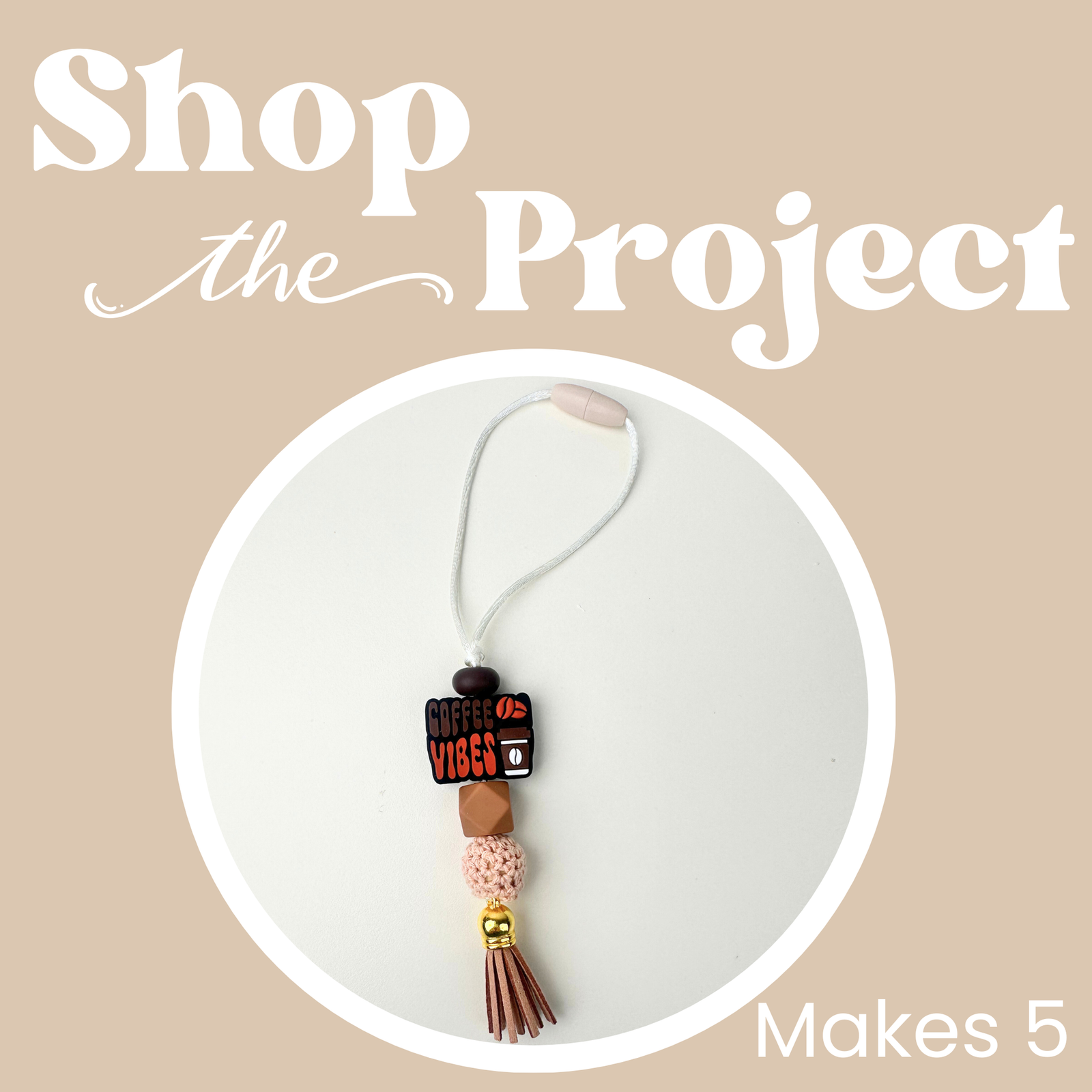 Project - Coffee Vibes Car Charm | Master Maker Crafts - Wholesale Craft Supplies - Fast Shipping from Ohio