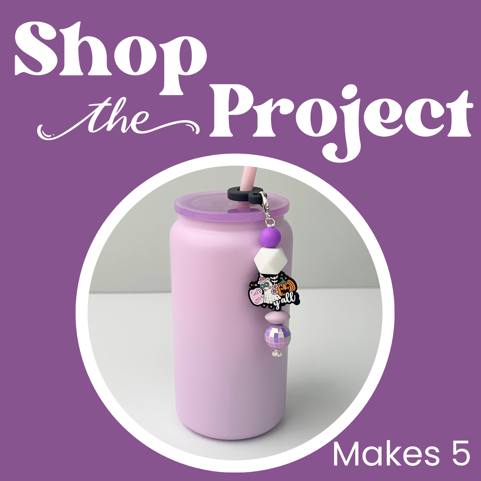 Project - BOO Y'all Straw Charm | Master Maker Crafts - Wholesale Craft Supplies - Fast Shipping from Ohio