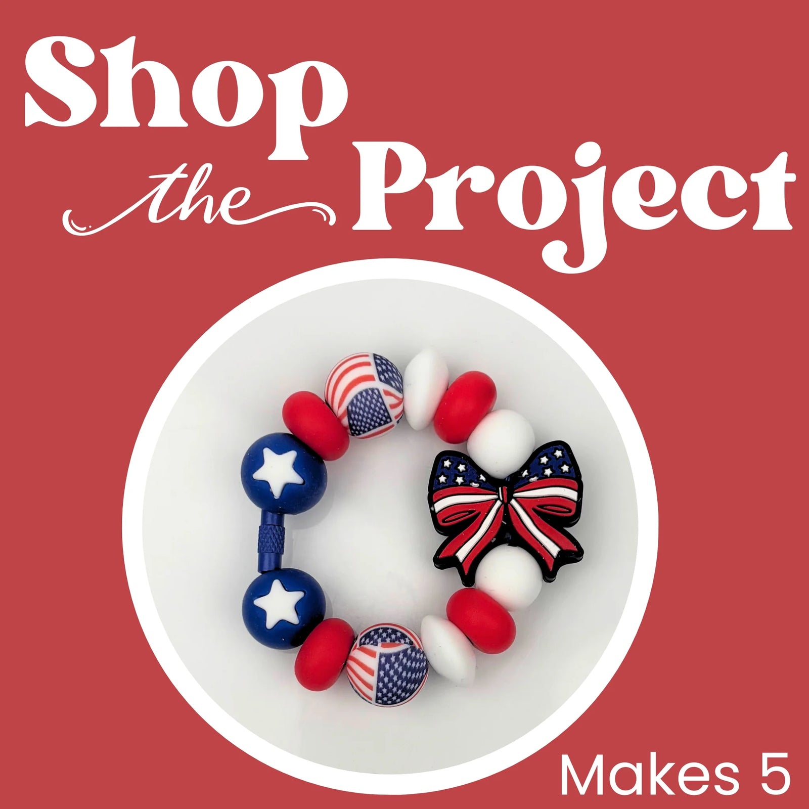 Project - Patriotic Tumbler Cup Charm | Master Maker Crafts - Wholesale Craft Supplies - Fast Shipping from Ohio