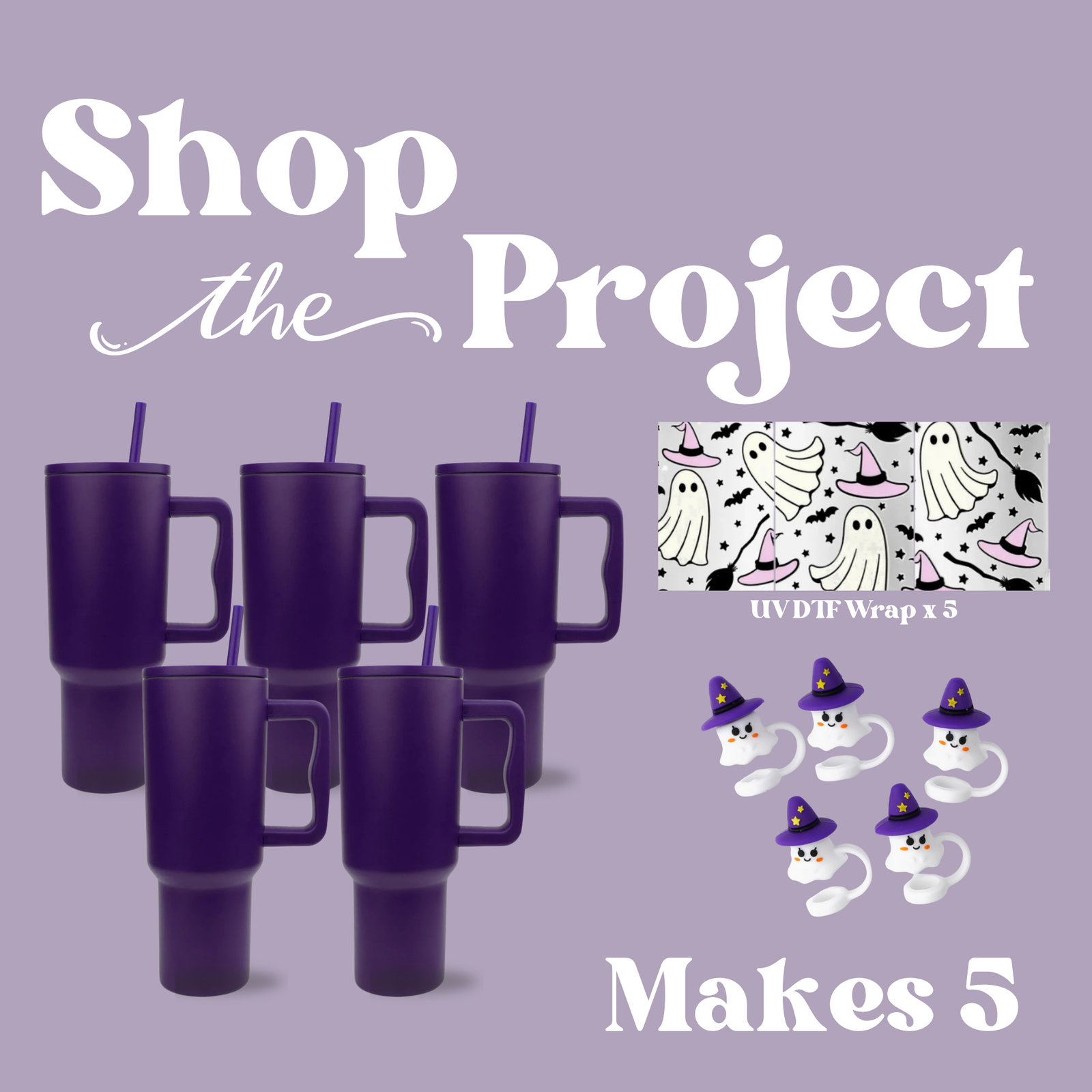Project - Ghost Modern Tumbler & Topper | Master Maker Crafts - Wholesale Craft Supplies - Fast Shipping from Ohio