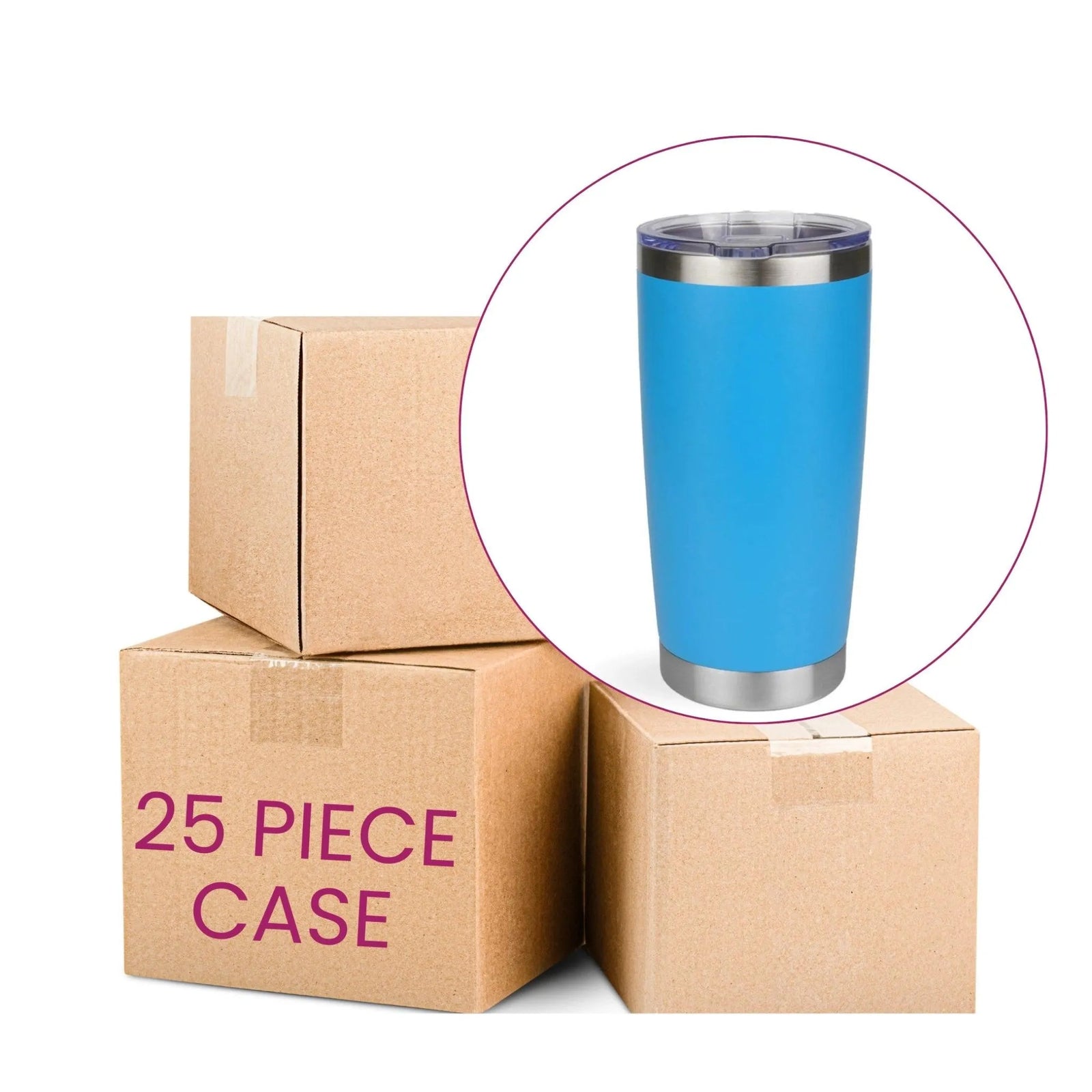 Master Maker Crafts -  20 oz Travel Tumbler - True Blue (25 Piece CASE) | Master Maker Crafts - Wholesale Craft Supplies - Fast Shipping from Ohio