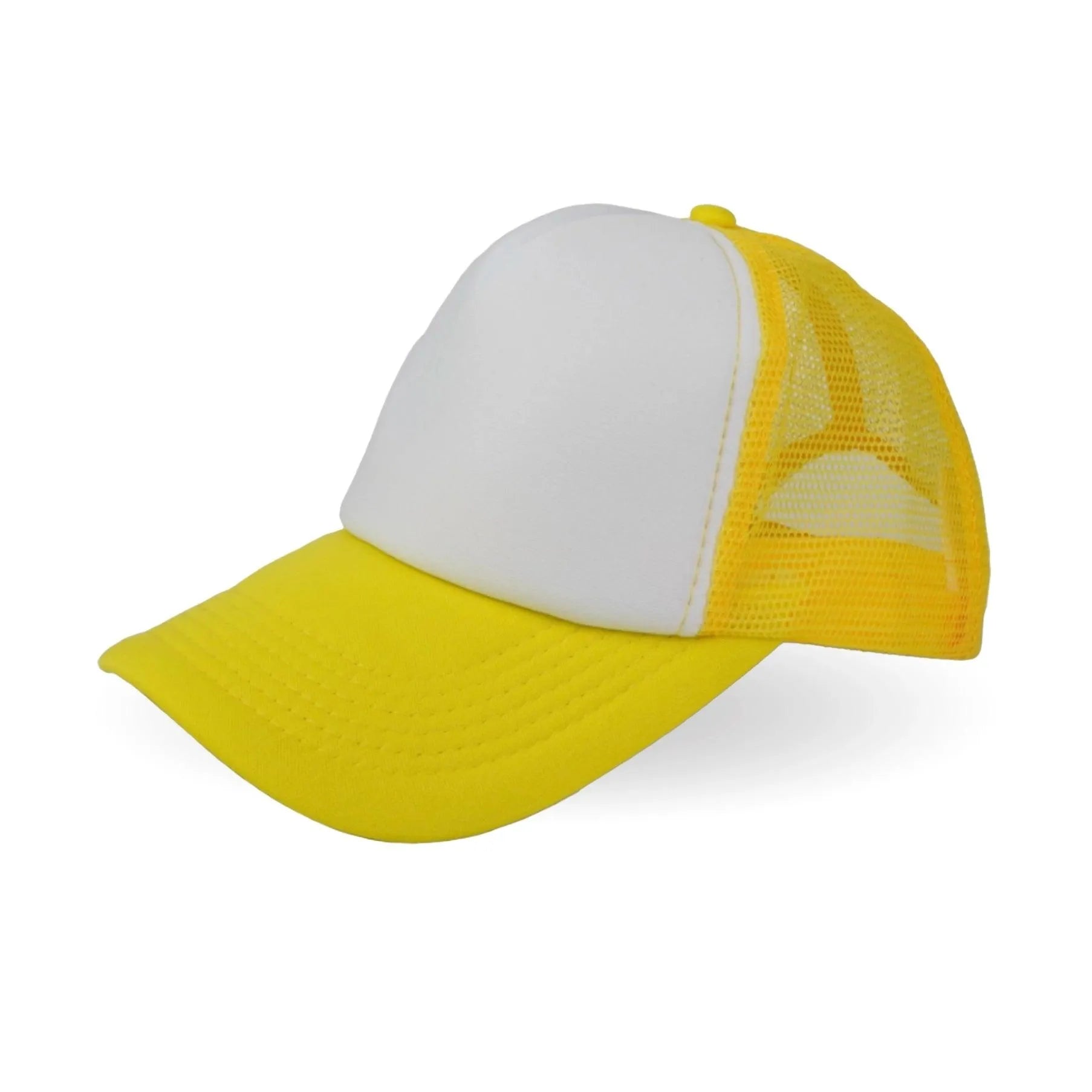 Trucker Hat - Yellow & White - DIY Craft Warehouse DIY Craft Warehouse