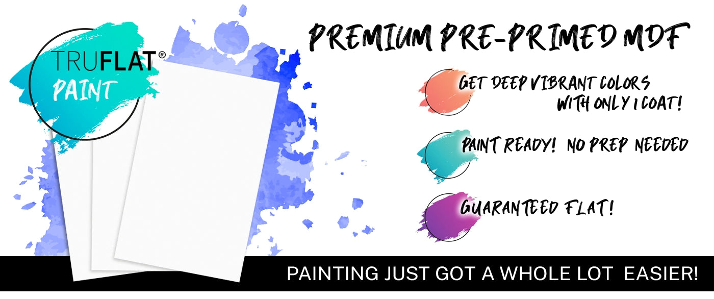 TruFlat Paint Plywood (12"x 19" x 1/8") | Master Maker Crafts - Wholesale Craft Supplies - Fast Shipping from Ohio DIY Craft Warehouse