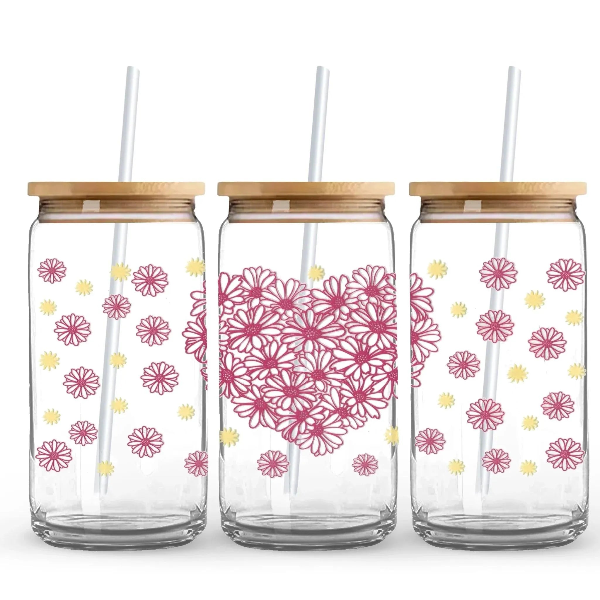 UV DTF Wrap - Blooming Heart - DIY Craft Warehouse DIY Craft Warehouse