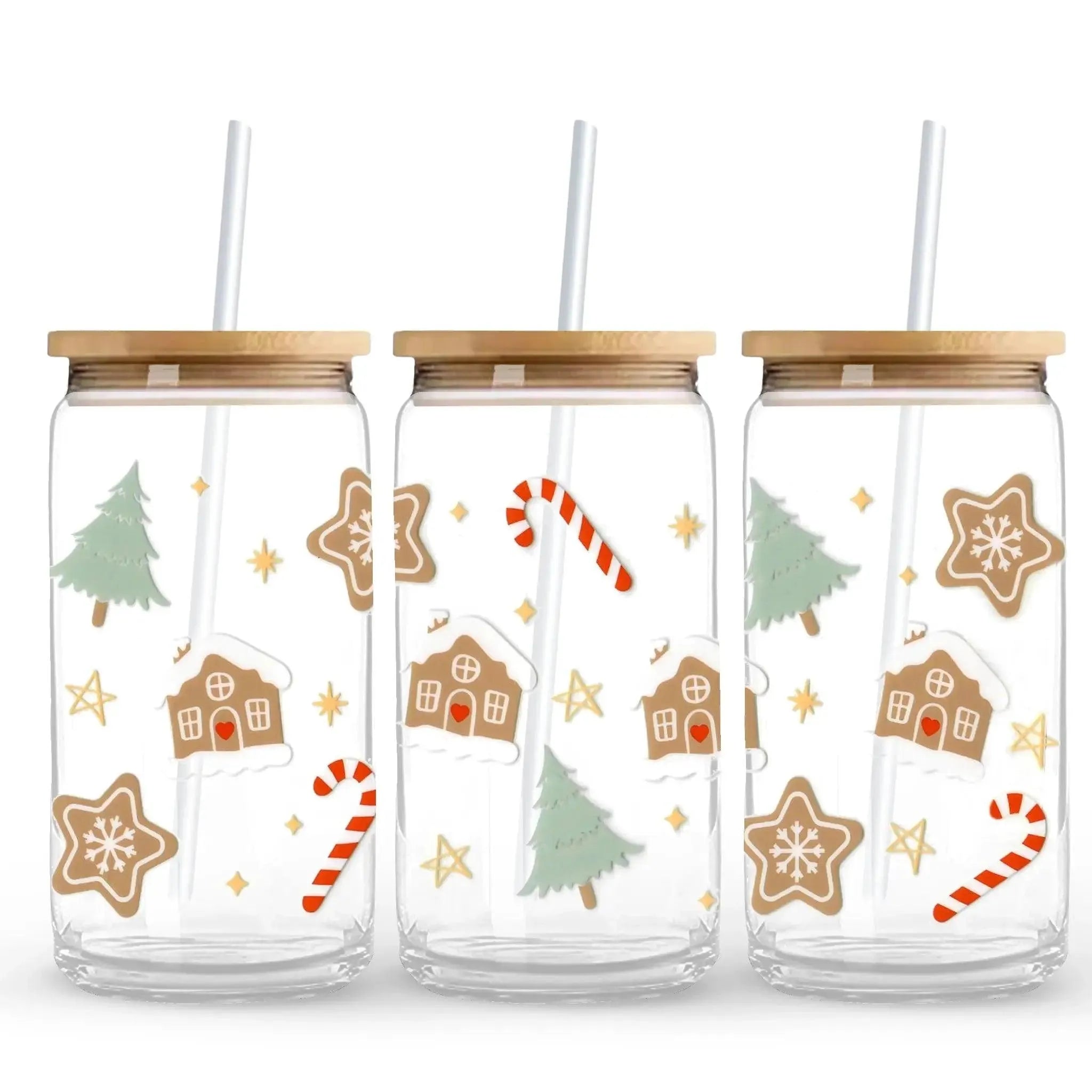 UV DTF Wrap - Christmas Trees & Gingerbread - DIY Craft Warehouse DIY Craft Warehouse