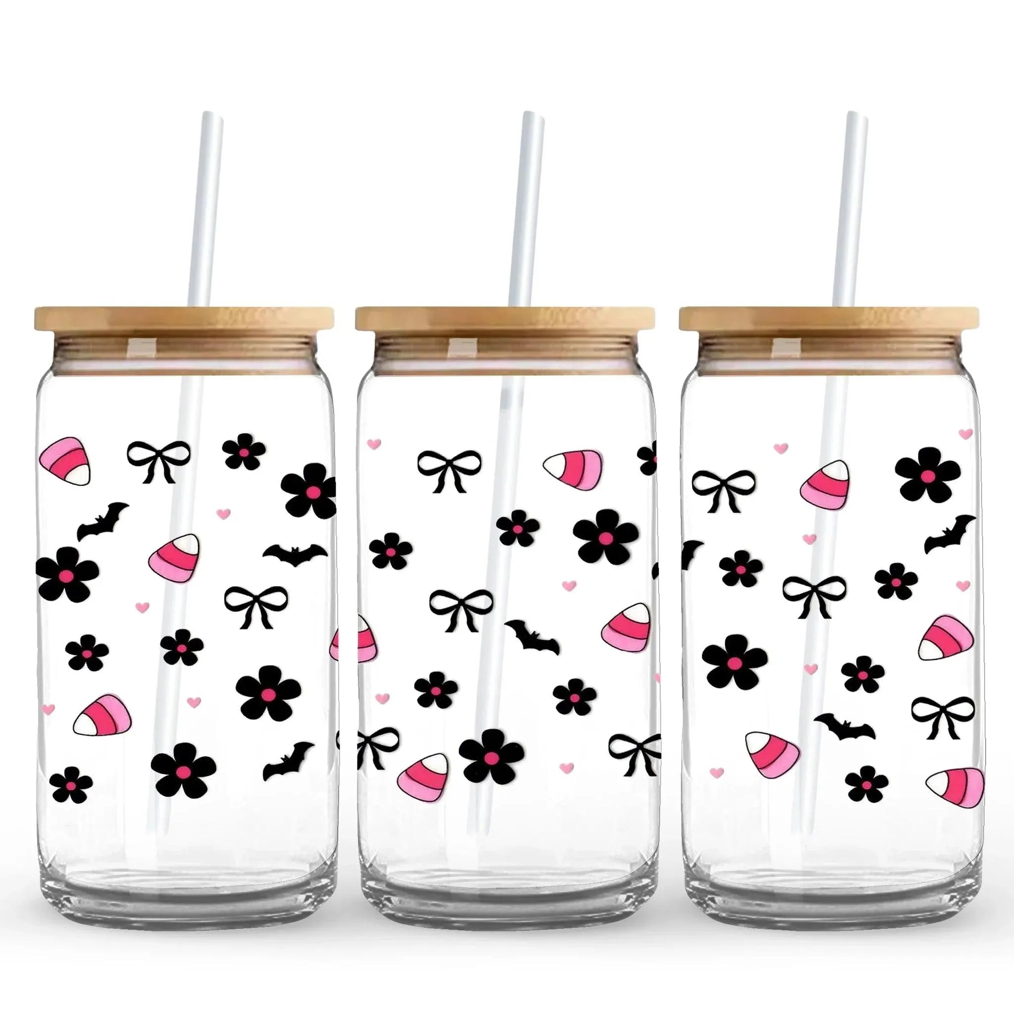 UV DTF Wrap - Flowers, Bats & Candy Corn - DIY Craft Warehouse DIY Craft Warehouse