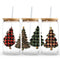 UV DTF Wrap - Gingham Christmas Trees - DIY Craft Warehouse DIY Craft Warehouse
