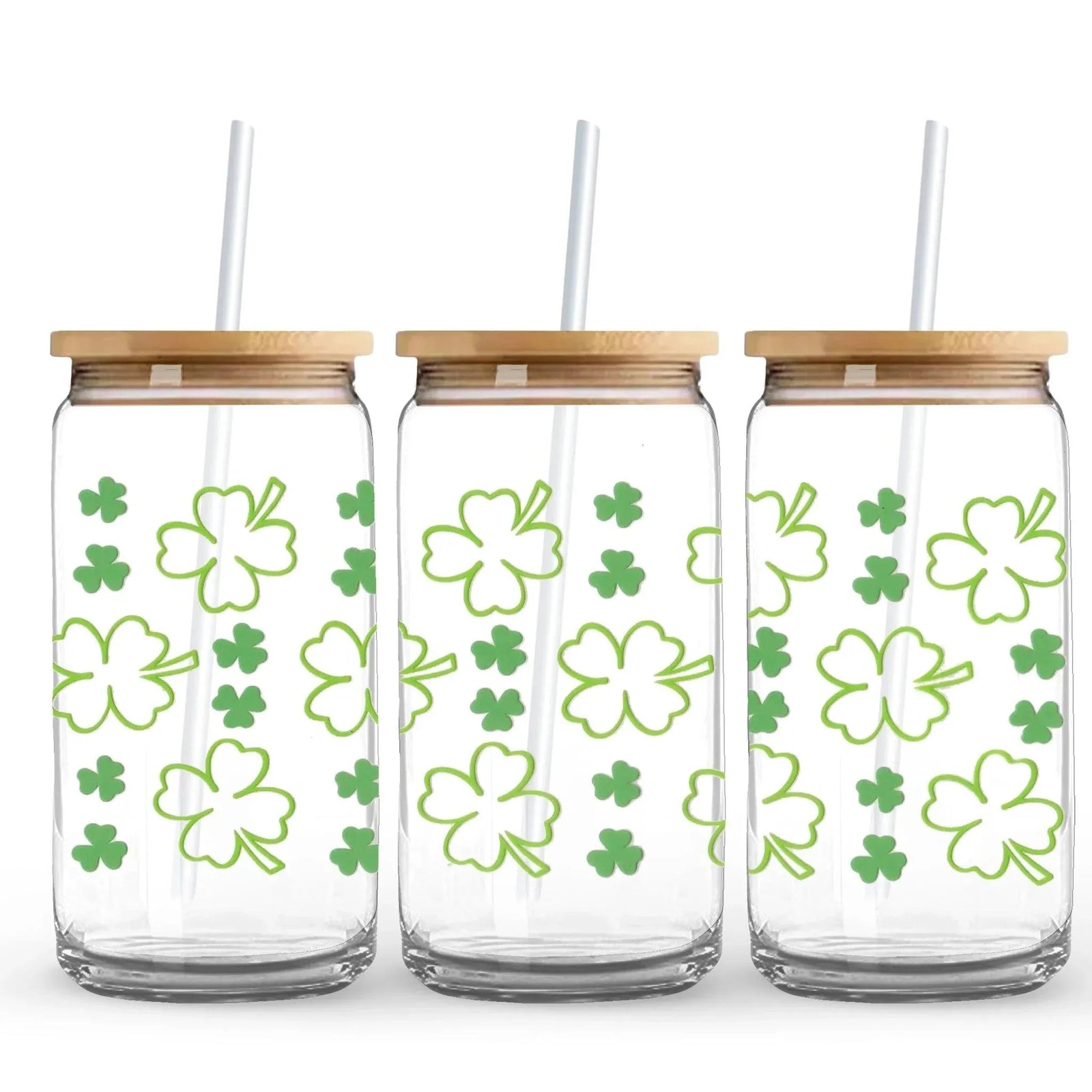 UV DTF Wrap - Green Shamrocks - DIY Craft Warehouse
