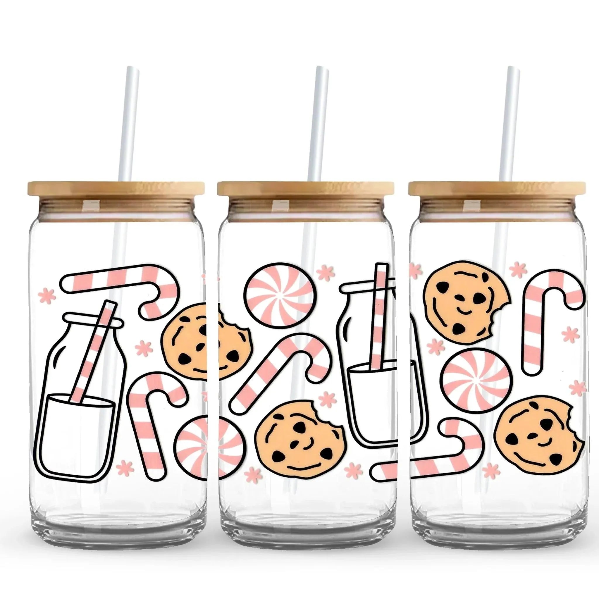 UV DTF Wrap - Milk, Cookies & Candy Canes - DIY Craft Warehouse DIY Craft Warehouse