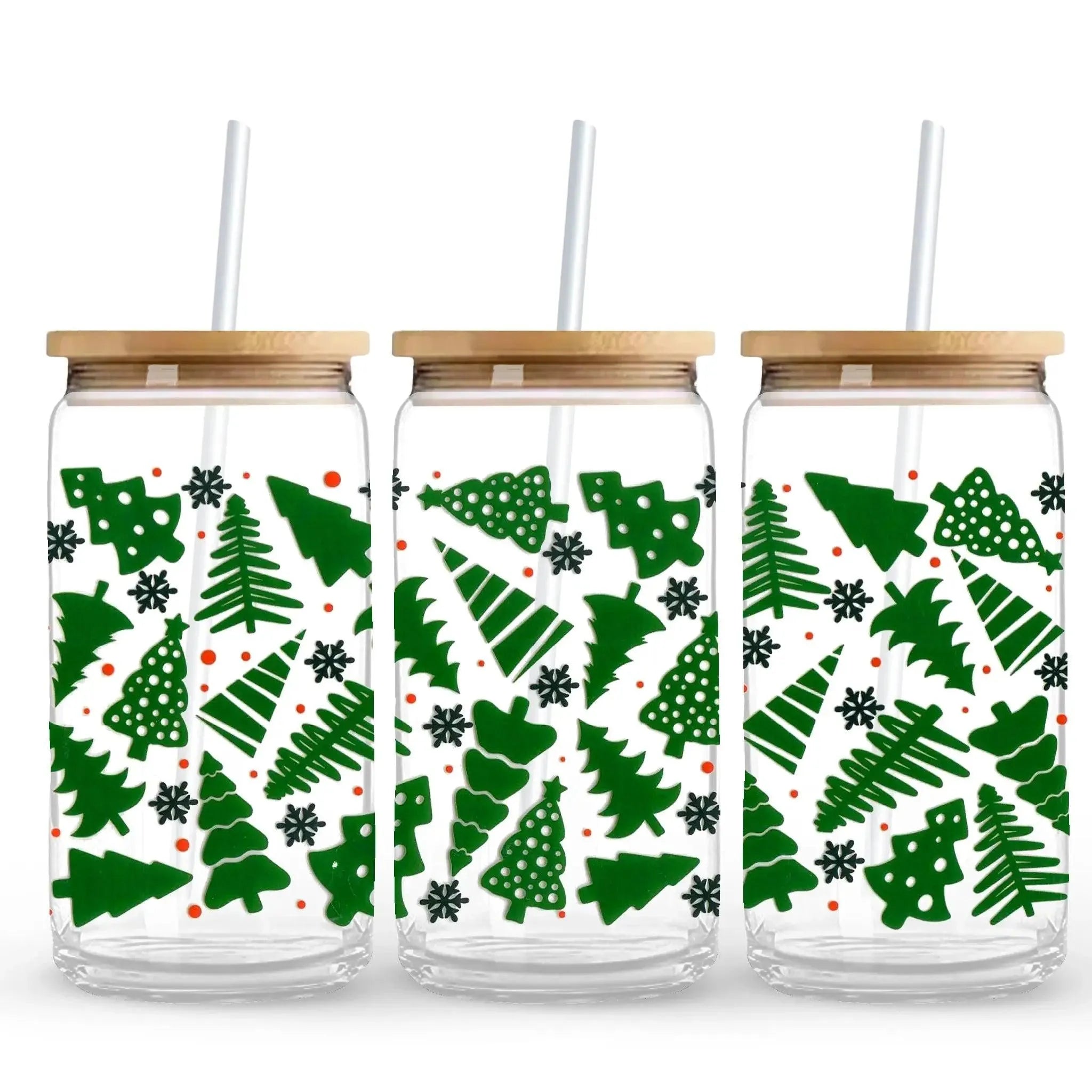 UV DTF Wrap - Modern Christmas Trees - DIY Craft Warehouse DIY Craft Warehouse