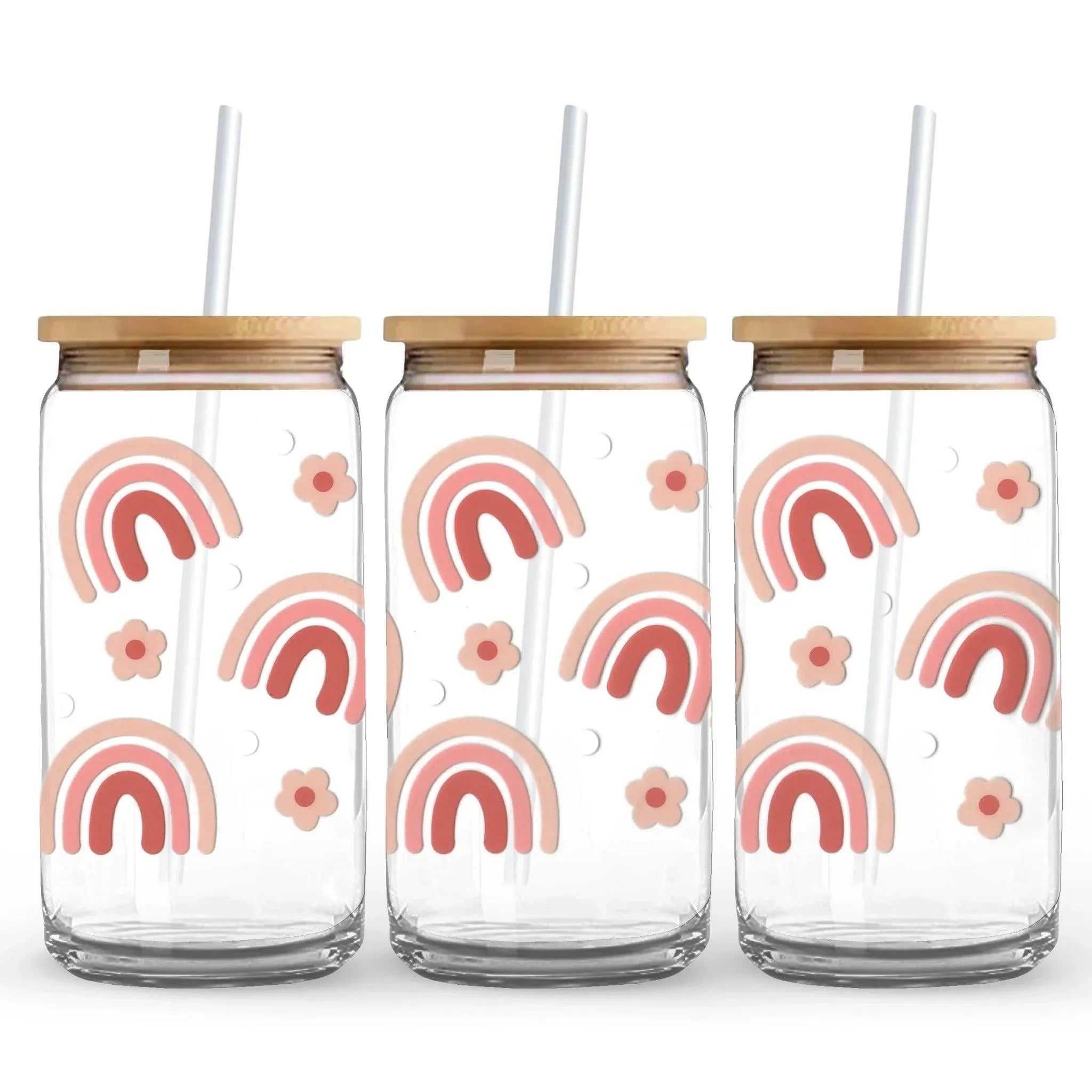 UV DTF Wrap - Pink Rainbows - DIY Craft Warehouse DIY Craft Warehouse