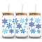 UV DTF Wrap - Winter Blue Snowflakes - DIY Craft Warehouse DIY Craft Warehouse