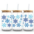 UV DTF Wrap - Winter Blue Snowflakes - DIY Craft Warehouse DIY Craft Warehouse