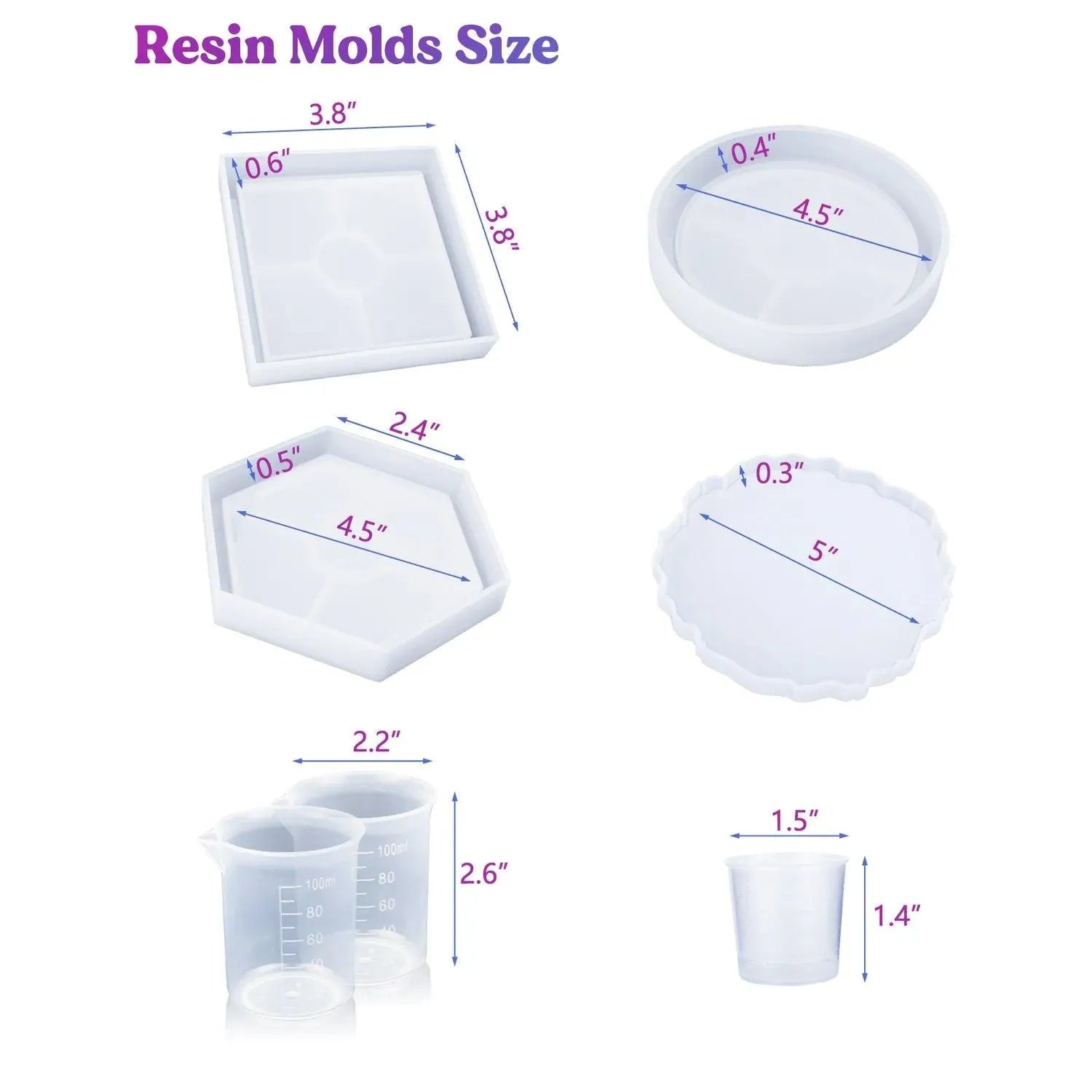 UV Resin Kit - Coasters - DIY Craft Warehouse